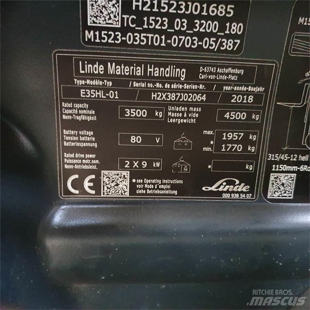 Linde E35HL Chariots élévateurs électriques