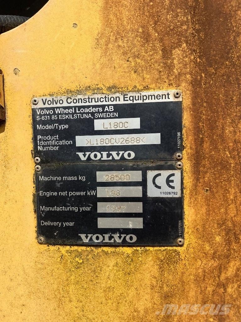 Volvo L180c Chargeuse sur pneus