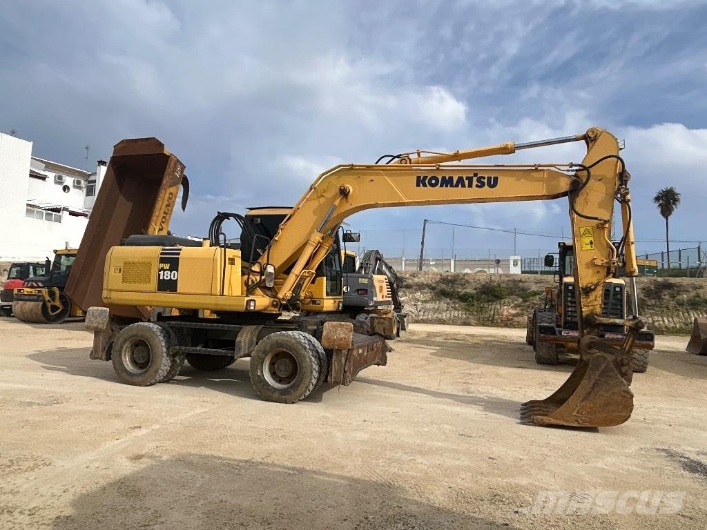 Komatsu PW 180 Pelle sur pneus