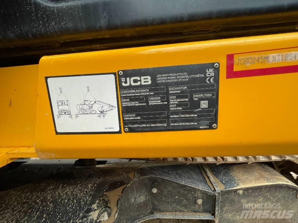 JCB 245 XR Pelle sur chenilles
