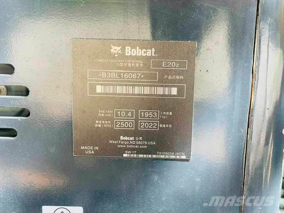 Bobcat E20z Mini pelle < 7t