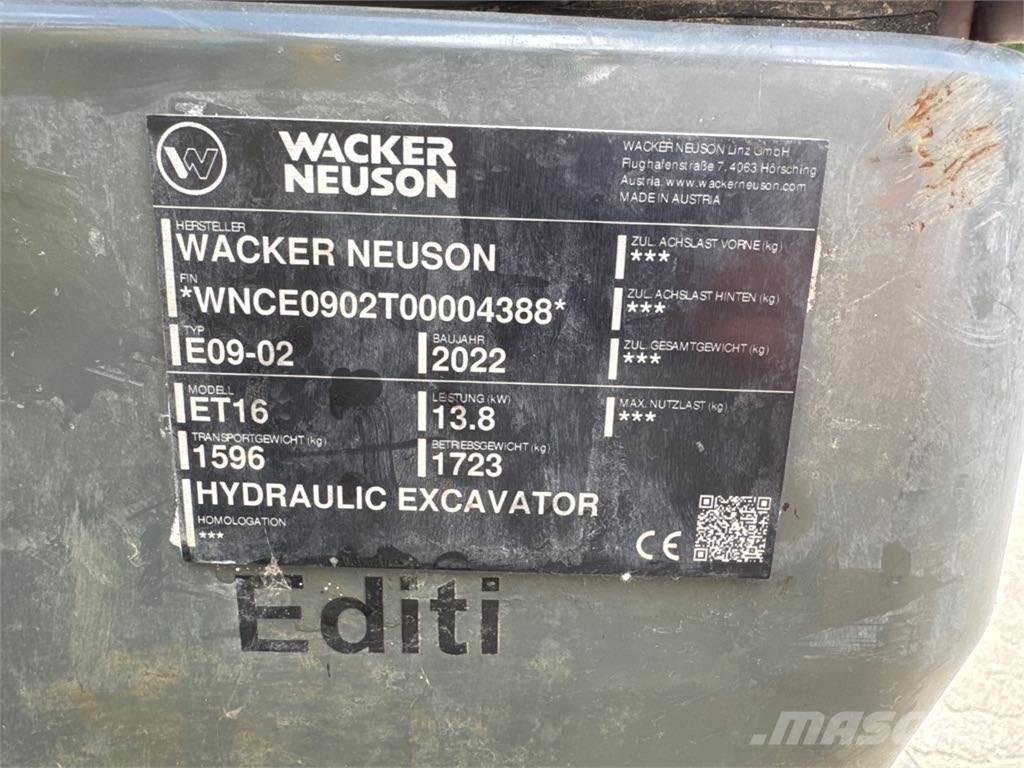 Wacker Neuson ET16 Pelle sur chenilles