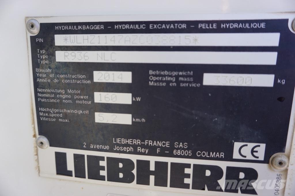 Liebherr R 936 N LC Pelle sur chenilles