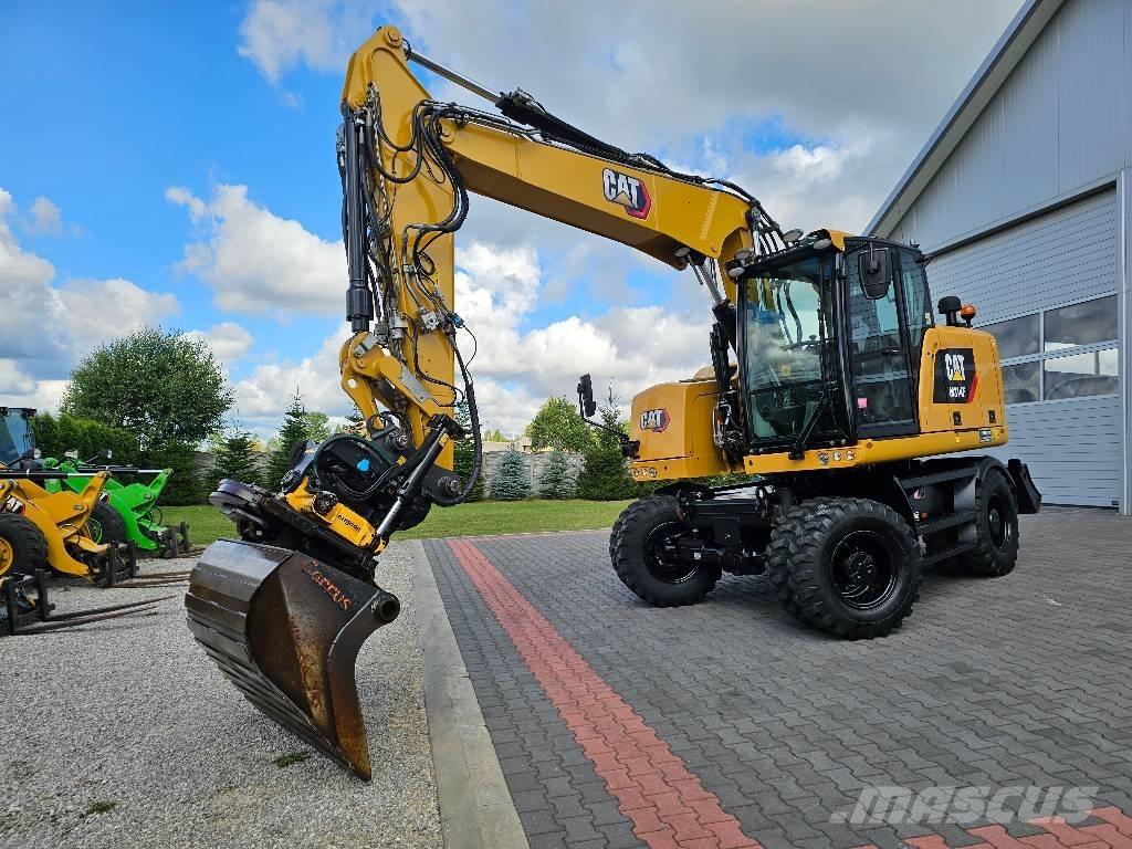 CAT M 314 F Pelle sur pneus