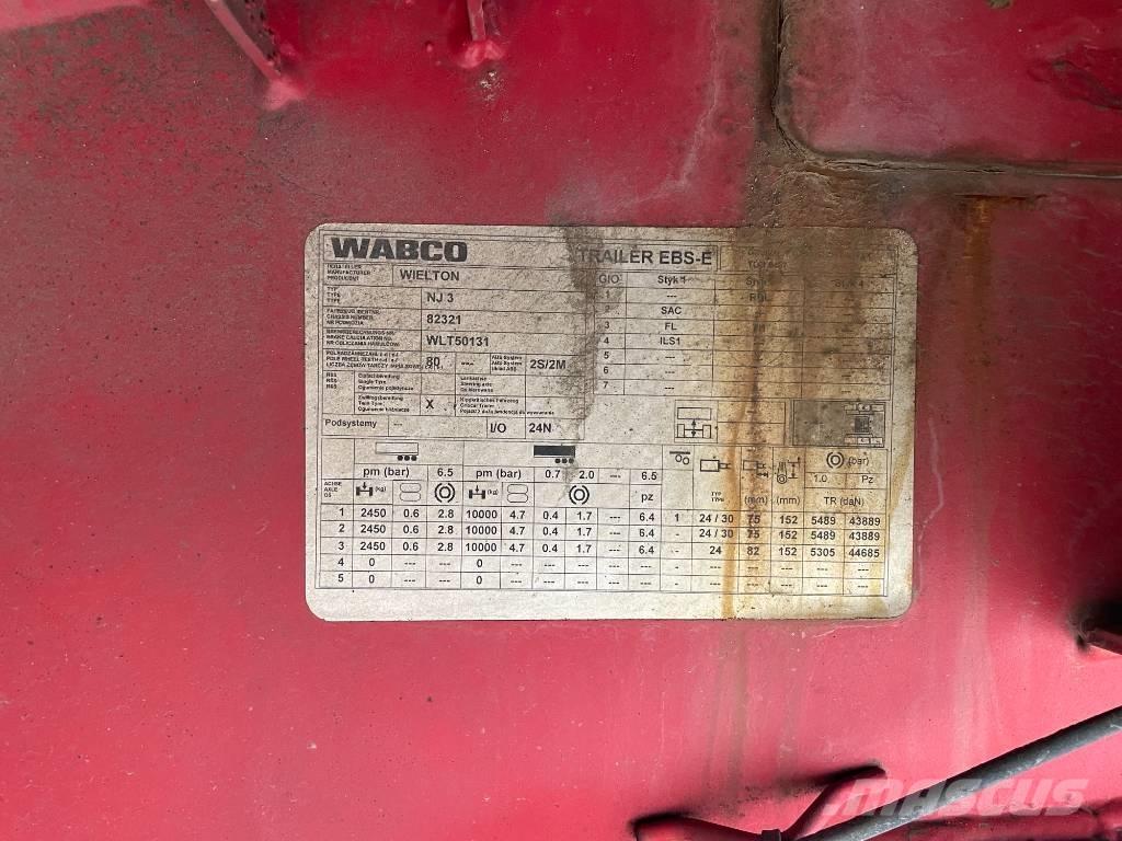 Wielton NJ 3 Remorque porte engin