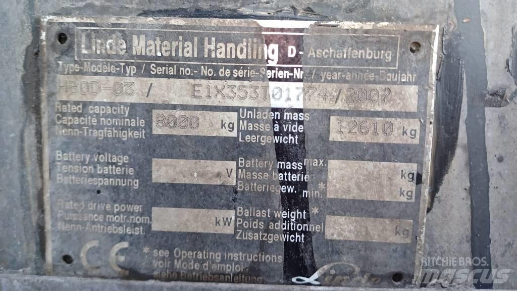 Linde H80D-03 Chariots diesel