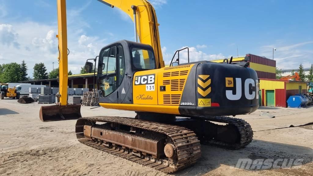 JCB JS220 EXTRA Long Pelle sur chenilles