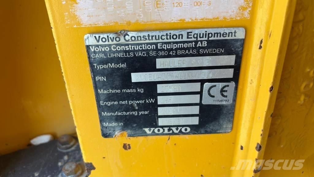Volvo A 30 G Tombereau articulé