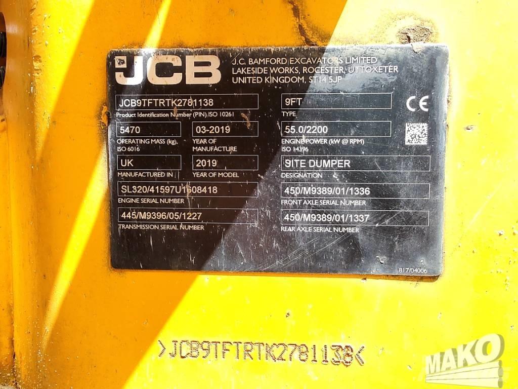 JCB 9TFT Mini tombereau