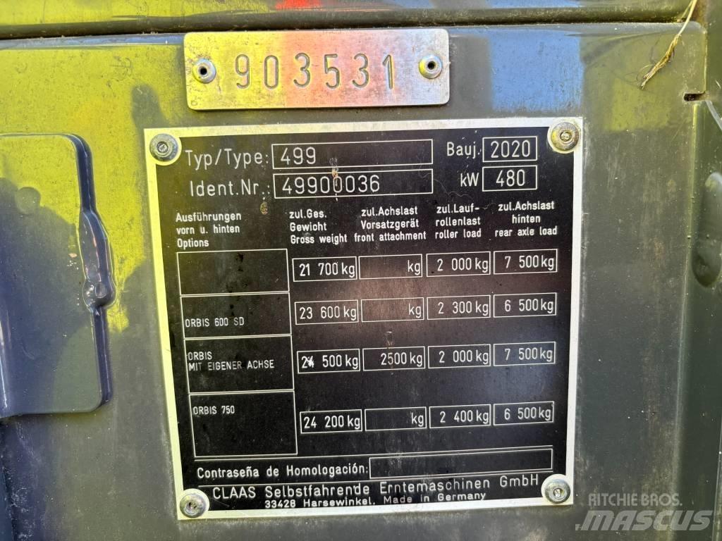 CLAAS Jaguar 960 4WD Ensileuse automotrice