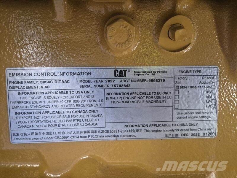 CAT 3054C DITAAC Moteur