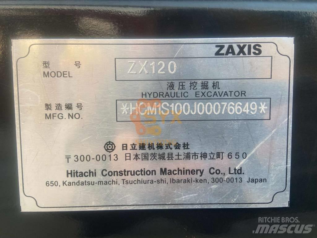 Hitachi ZX 120 Pelle sur chenilles