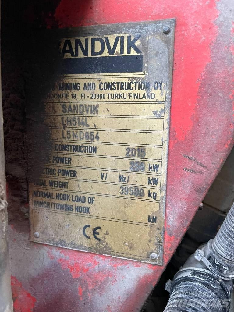 Sandvik LH 514 Chargeuses pour exploitations minières souterraines