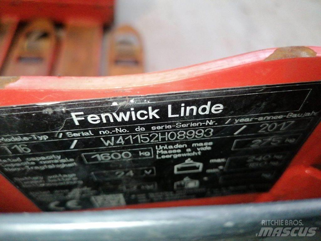 Linde T16 Transpalette accompagnant