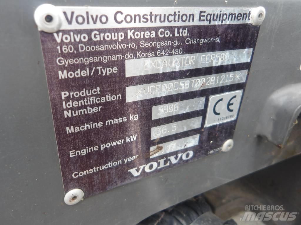 Volvo ECR 58 D Mini pelle < 7t