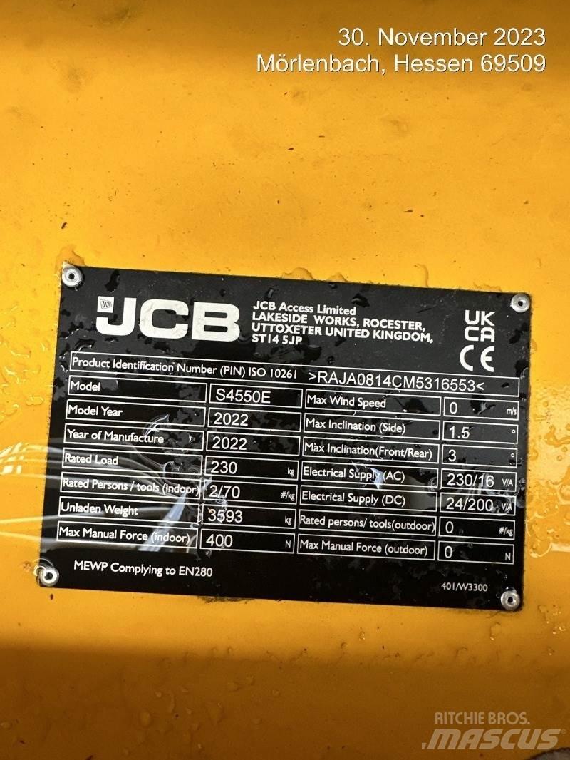 JCB S4550E Nacelle ciseaux