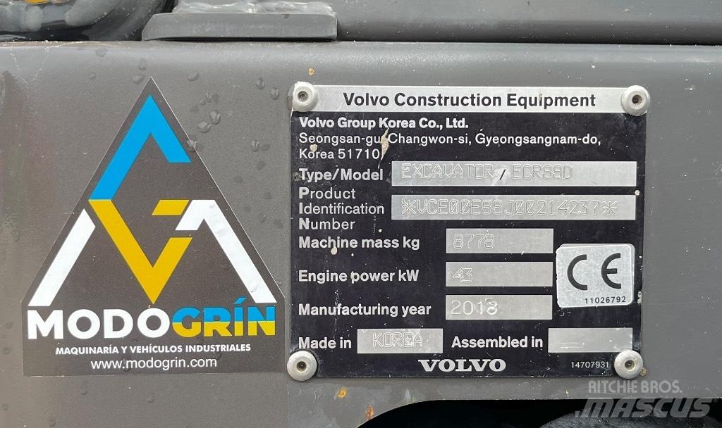 Volvo ECR 88 Mini pelle < 7t