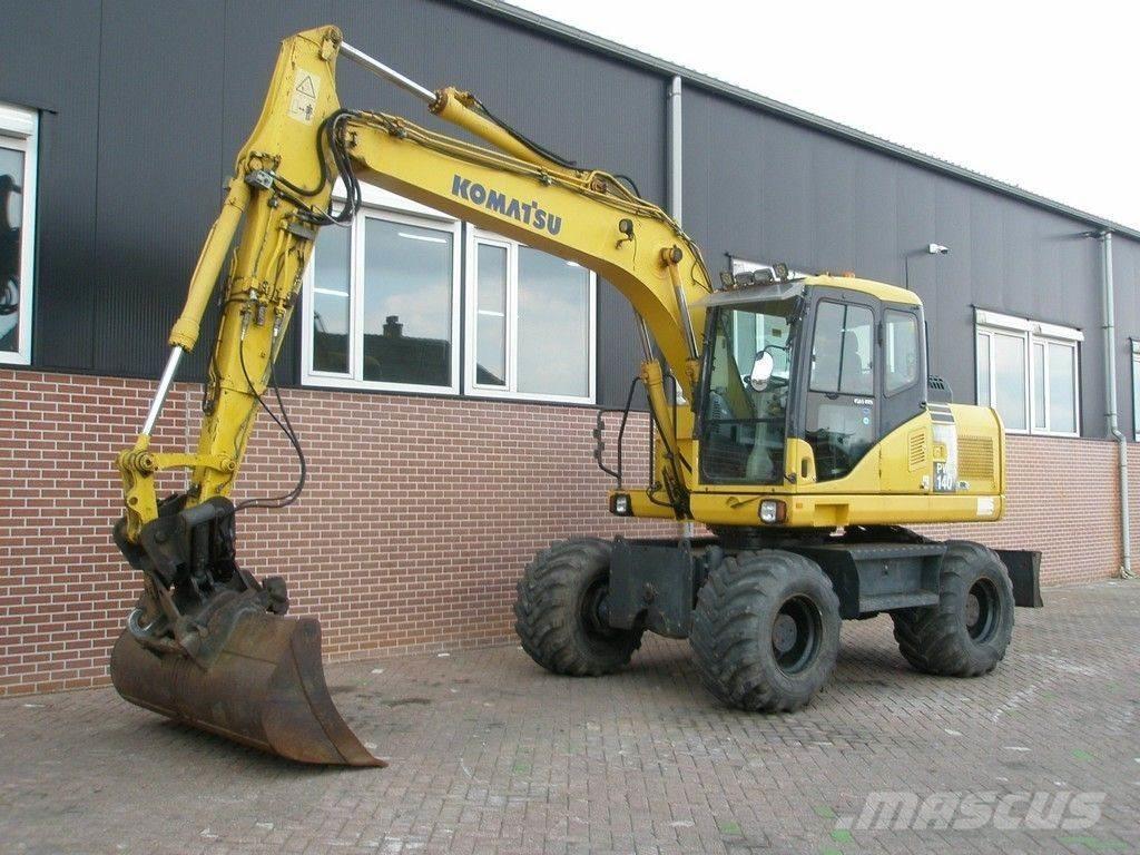 Komatsu PW140-7 Pelle sur pneus