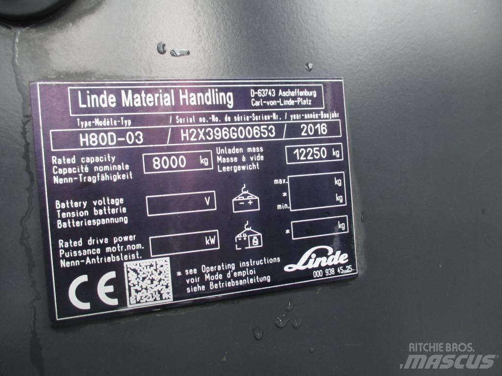 Linde H80D Chariots diesel