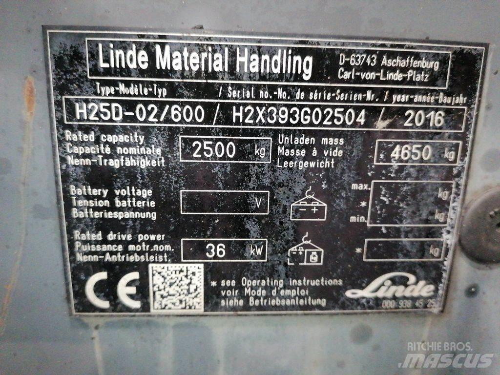 Linde H25D-02/600 Chariots GPL