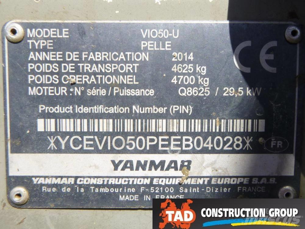 Yanmar Vio 50 U Mini pelle < 7t