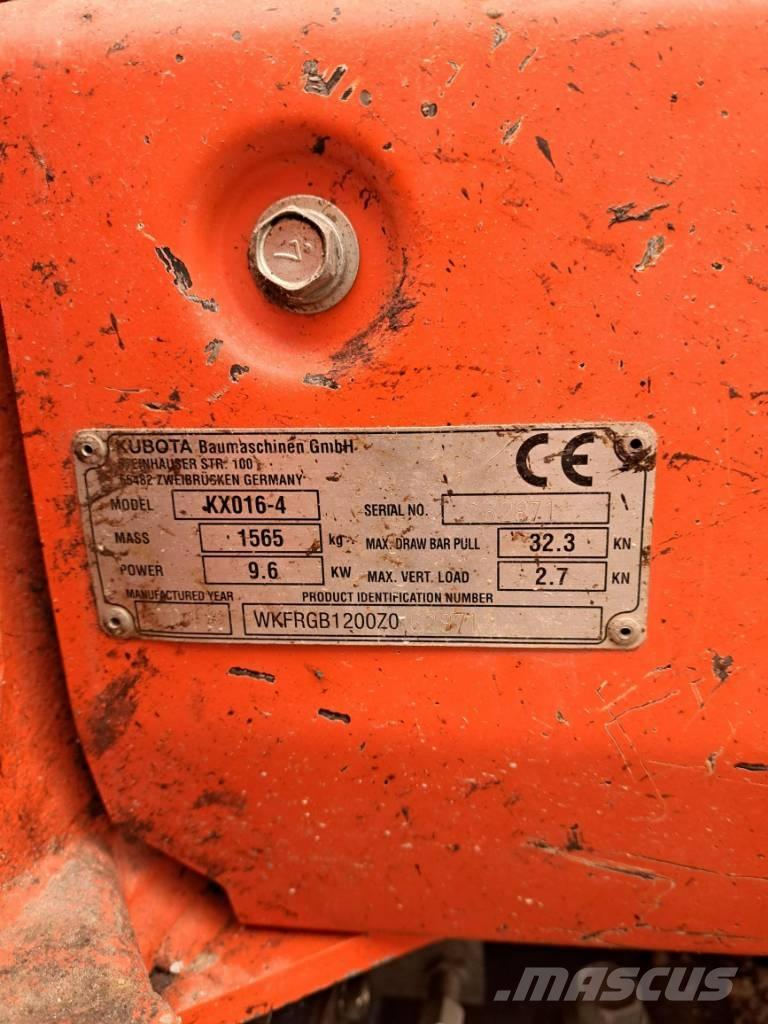 Kubota KX 016-4 HG Mini pelle < 7t