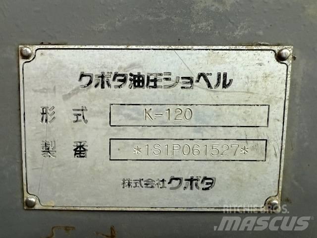 Kubota K-120 Pelle sur chenilles