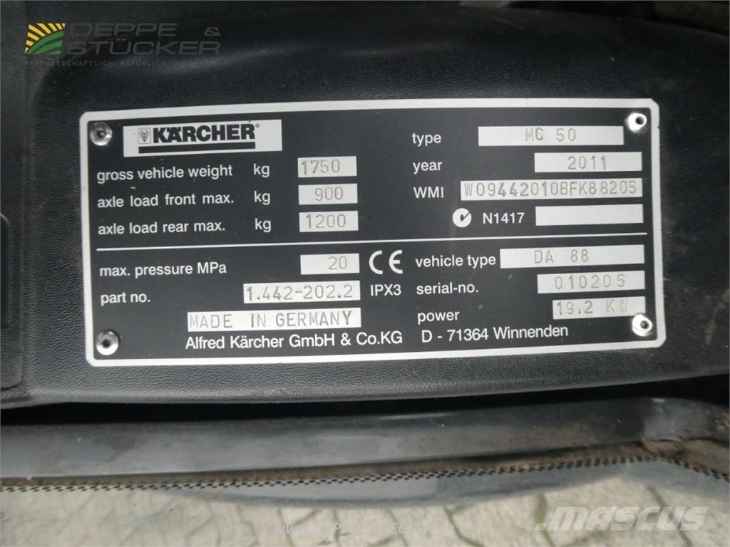 Kärcher MC 50 Balayeuse / Autolaveuse