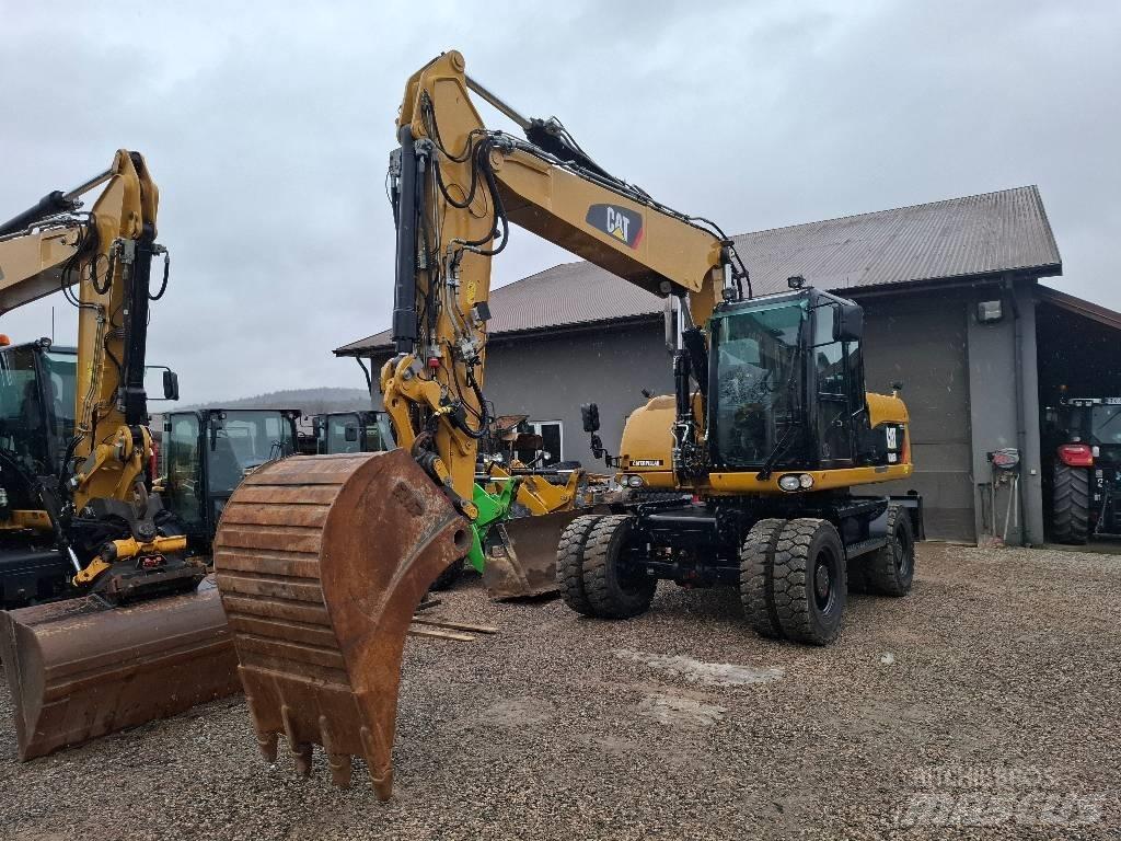 CAT M 316D Pelle sur pneus