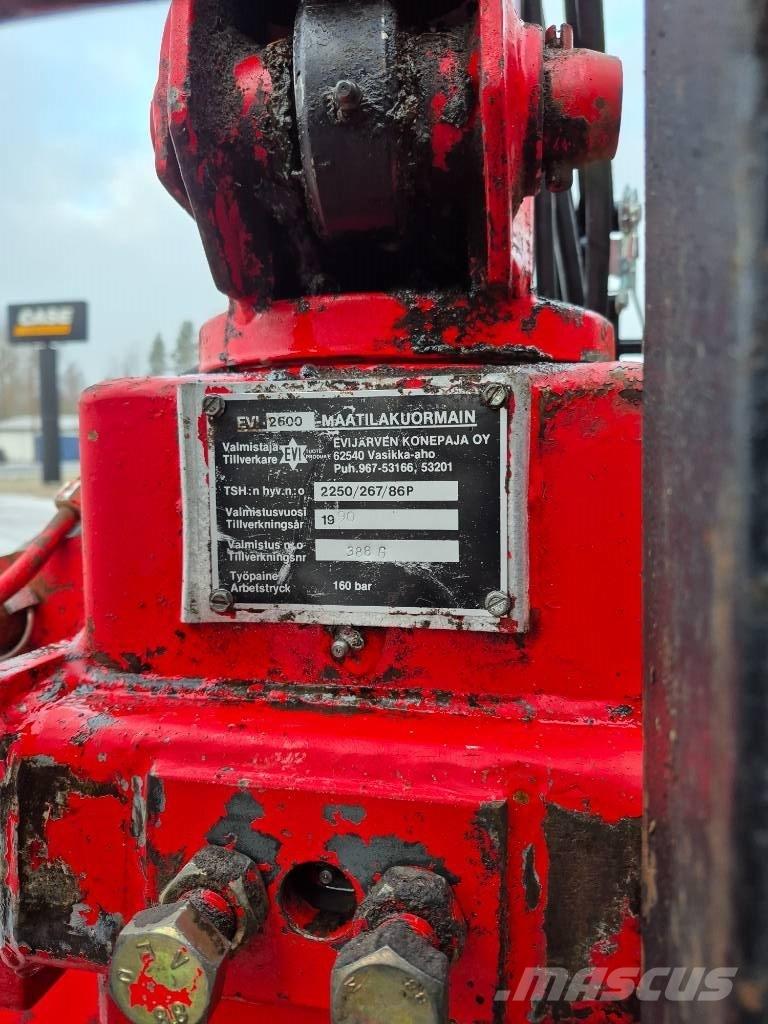 Evi 2600 Remorque forestière avec grue