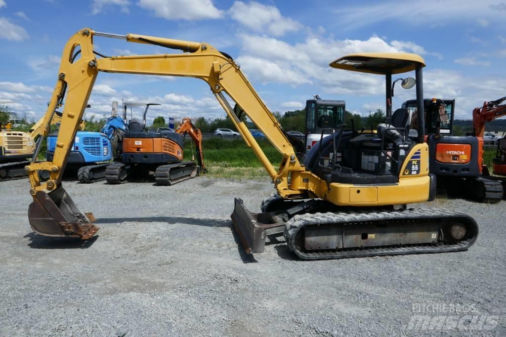 Komatsu PC 55 MR-3 Mini pelle < 7t