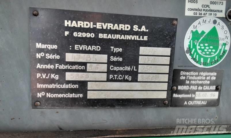 Evrard Alpha 2500 Pulvérisateurs automoteurs