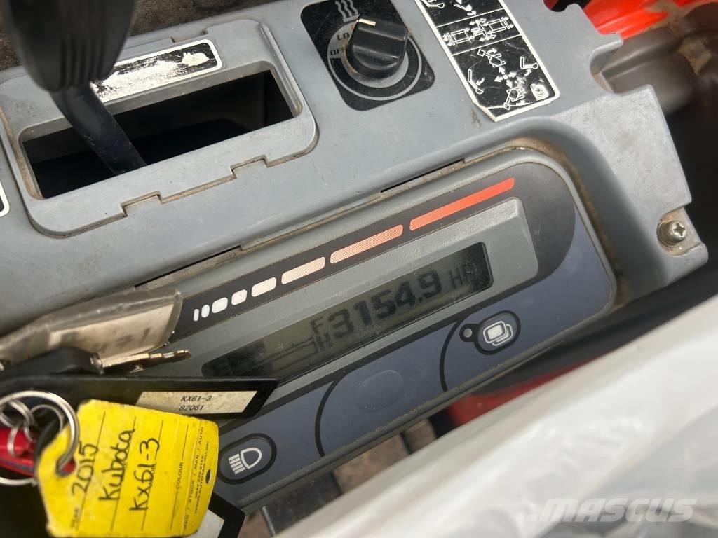 Kubota KX61-3 Mini pelle < 7t