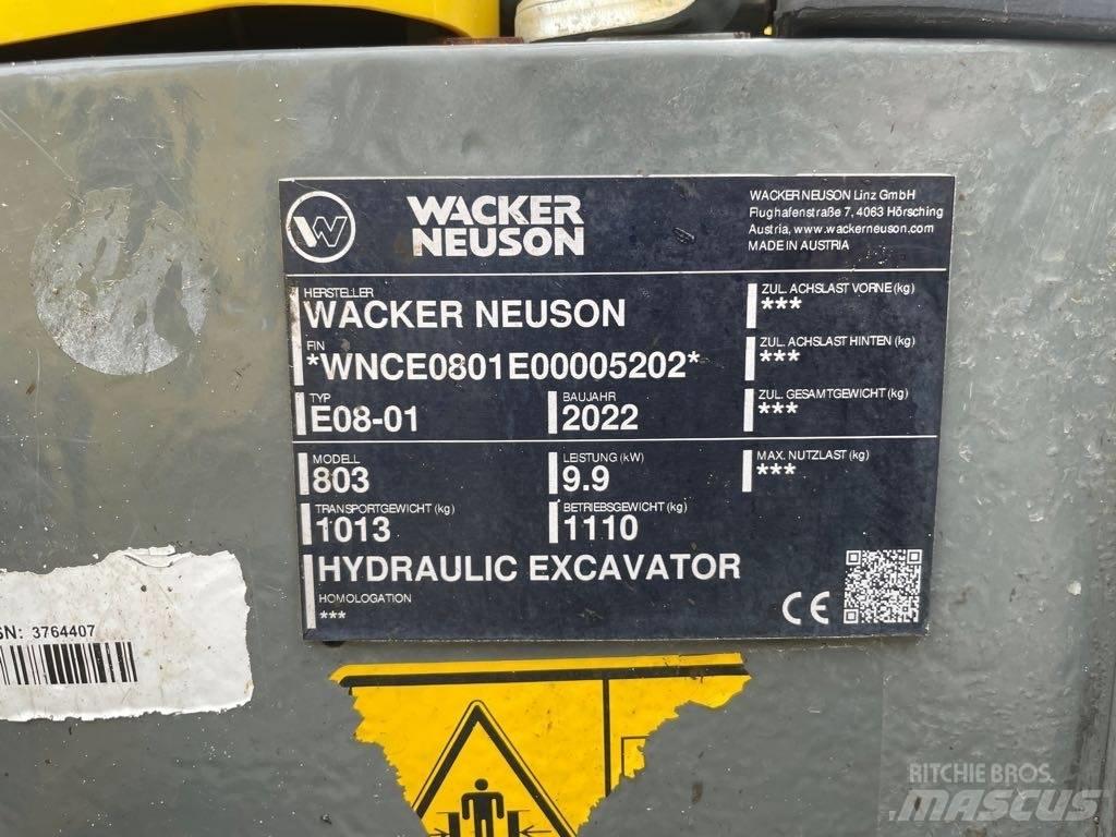 Wacker Neuson 803 Pelle sur chenilles