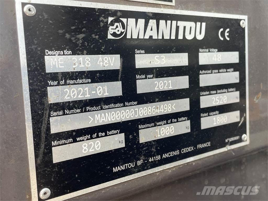 Manitou ME318 Chariots élévateurs électriques