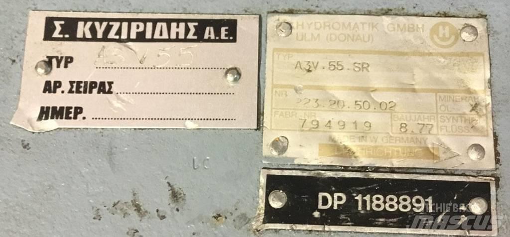 Hydromatik A3V55 SR Hydraulique