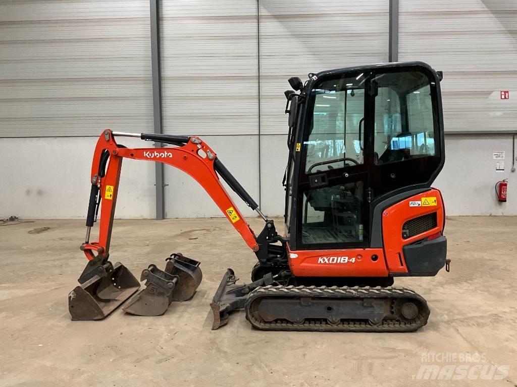 Kubota KX 018-4 Mini pelle < 7t