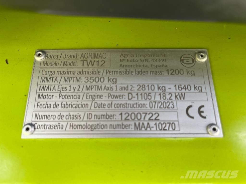 Agrimac TW 12 4x4 Chariots diesel