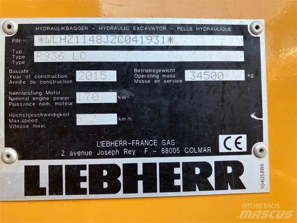 Liebherr R936 Pelle sur chenilles
