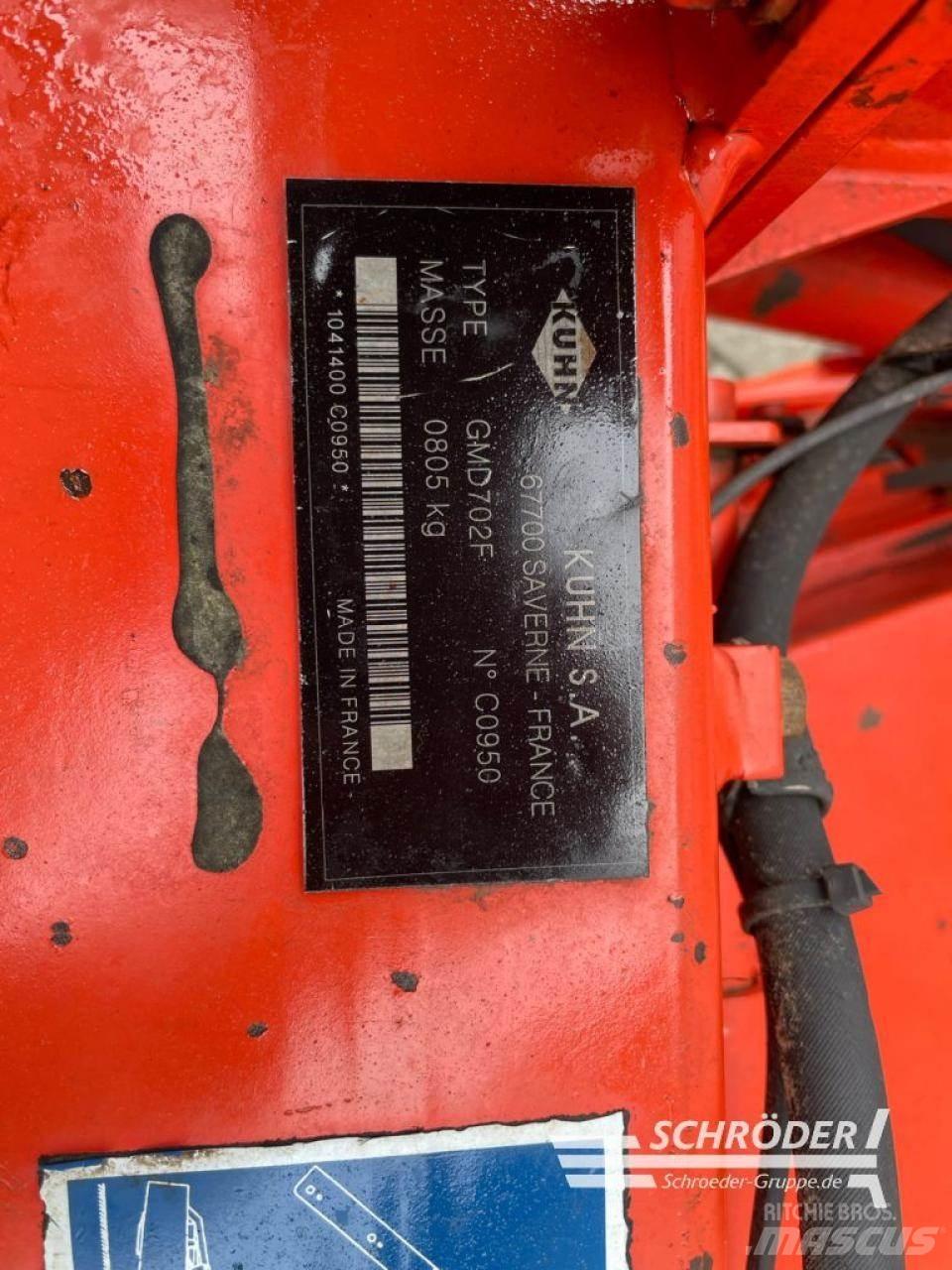 Kuhn GMD 702 F Faucheuse