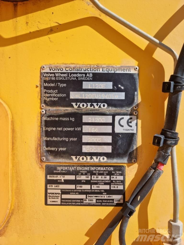 Volvo L 120 E Chargeuse sur pneus