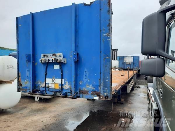 Van Hool 3B0073 Semi remorque plateau ridelle