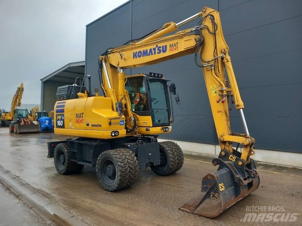 Komatsu PW160-11E0 Pelle sur pneus