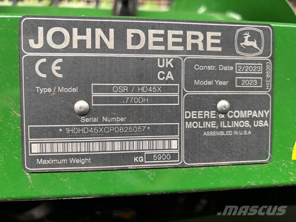 John Deere X9 1000 Moissonneuse batteuse