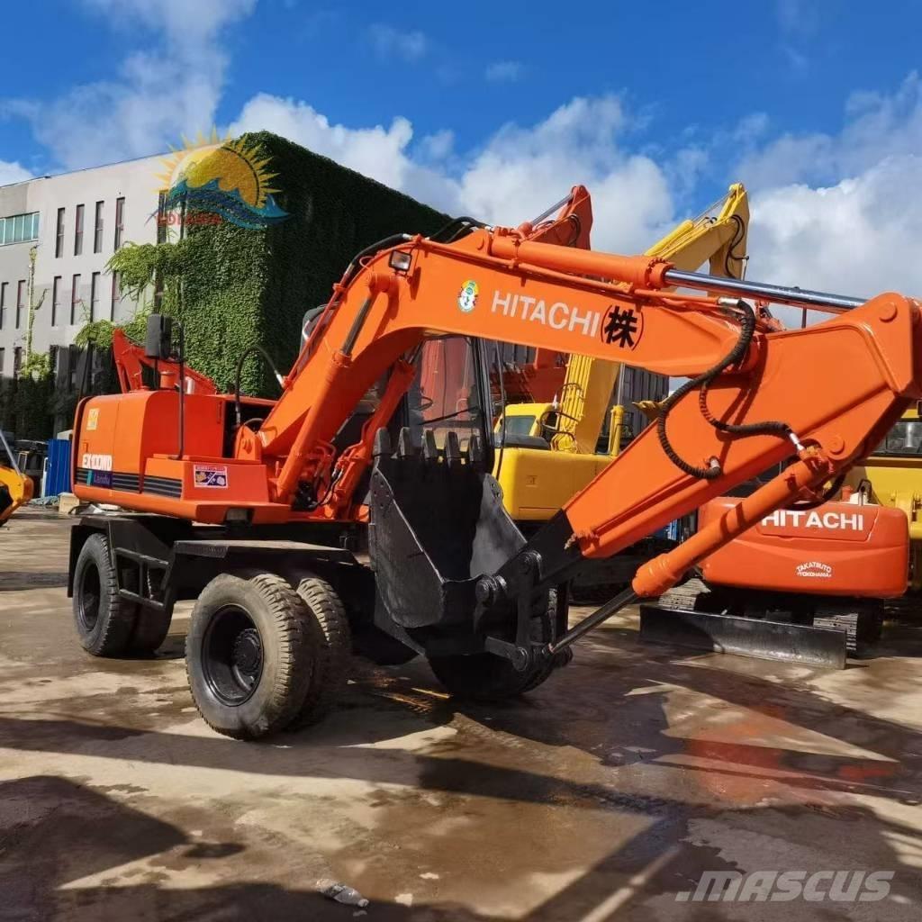 Hitachi EX 100 W D Pelle sur pneus