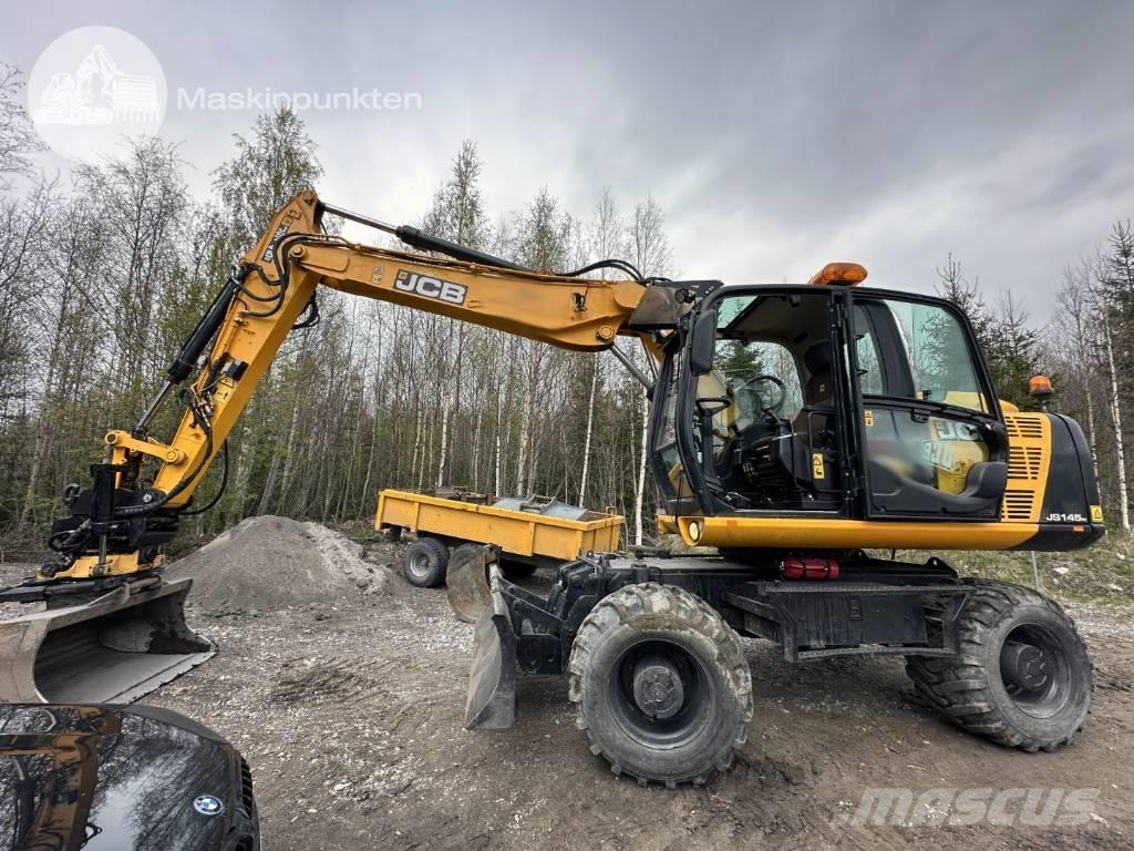 JCB JS 145 W Pelle sur pneus
