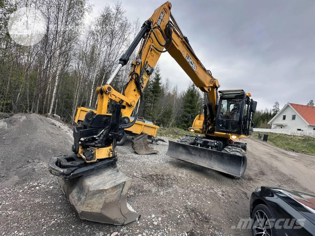 JCB JS 145 W Pelle sur pneus