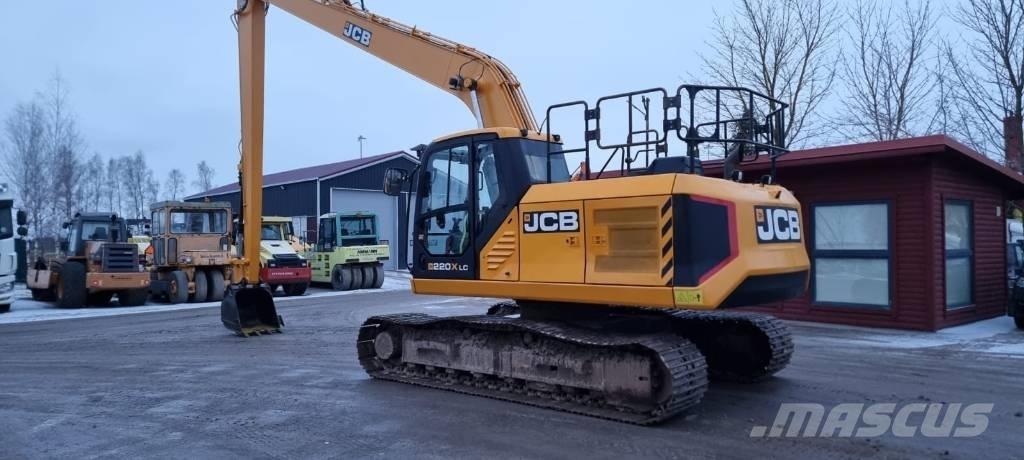 JCB 220 X Long Pelle sur chenilles