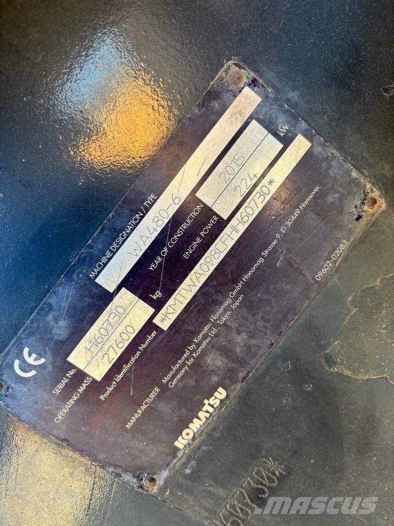 Komatsu WA 480-6 Chargeuse sur pneus