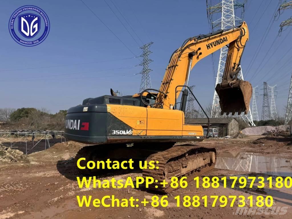 Hyundai R350LVS Pelle sur chenilles